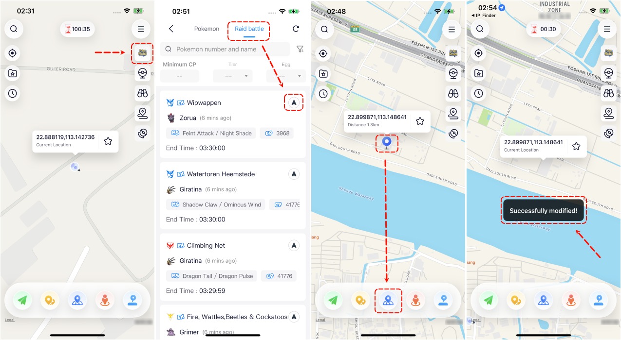 how to searching for raids