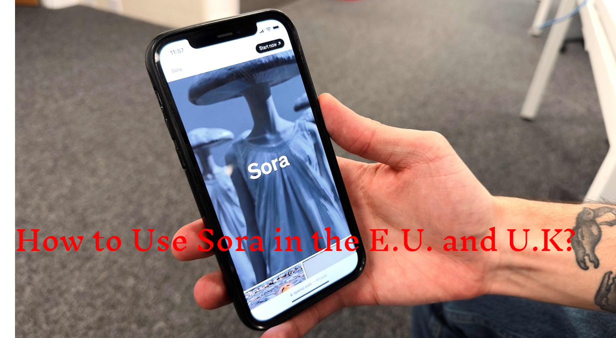 Sora在您的國家/地區尚不可用