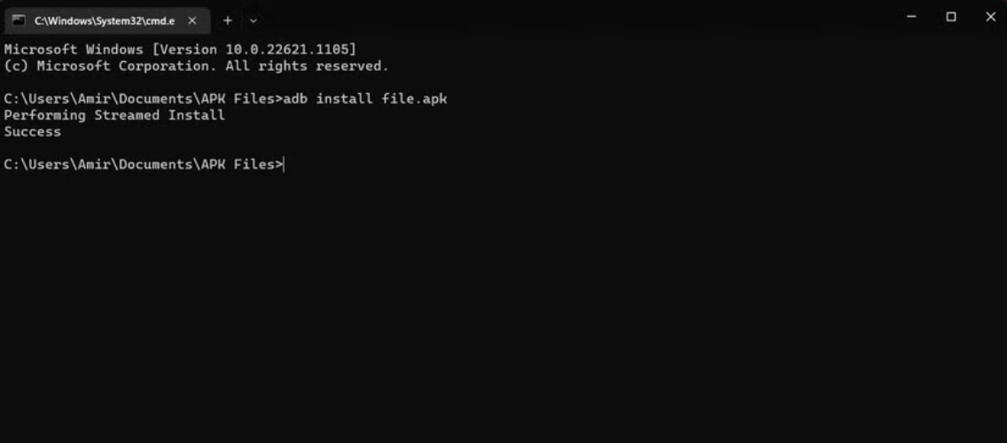 ADB Sideload
