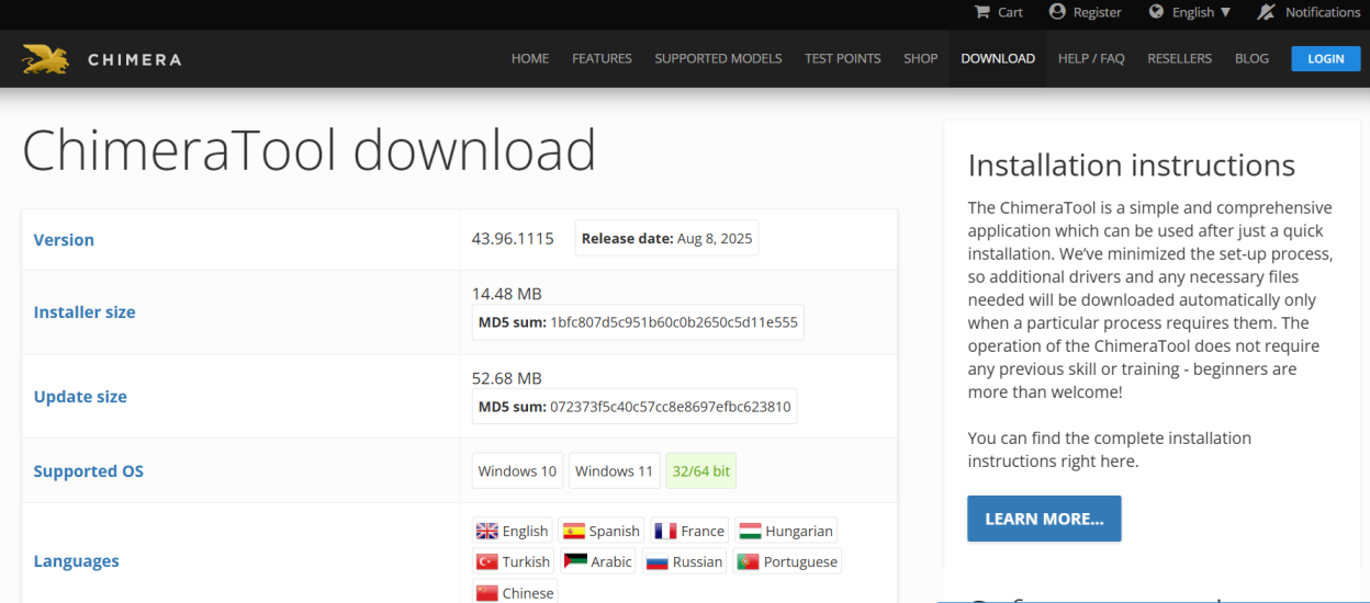 download page