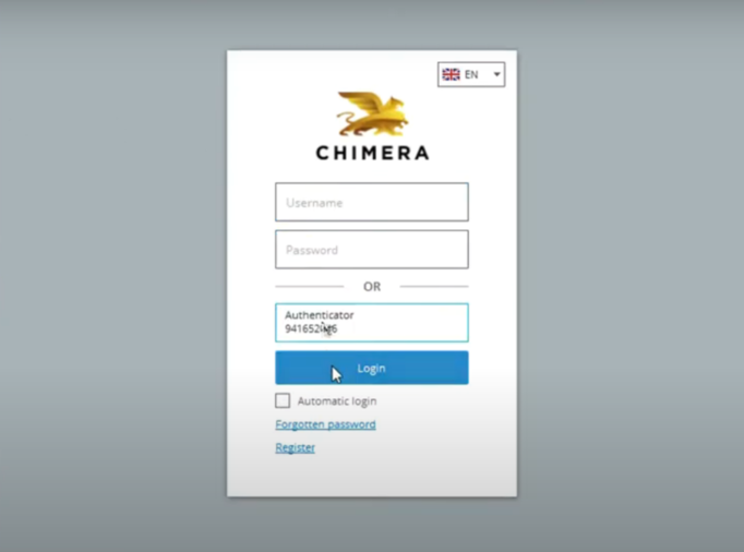 chimeraltool login