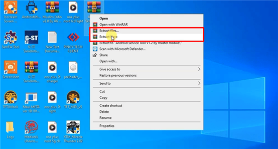 extract zip