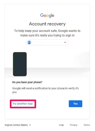 Forgot password