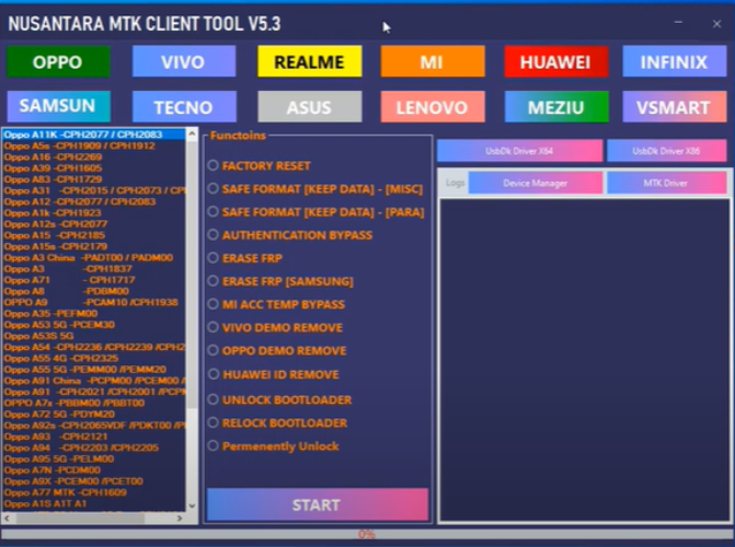 MTK Client Tool