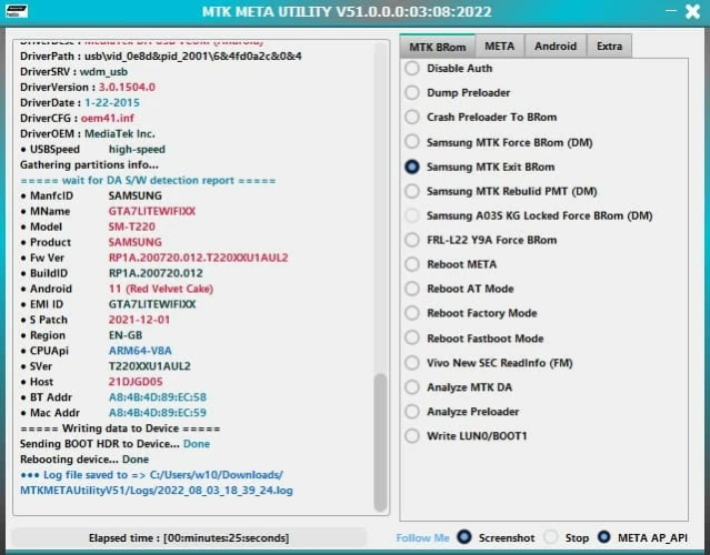 MTK tool