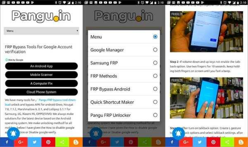 Pangu FRP Unlock Tool