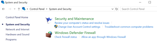 tft system security