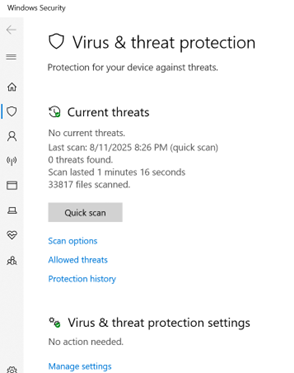 virus protection