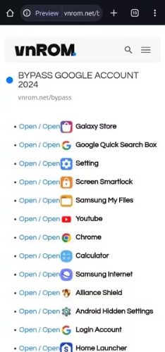 VnROM FRP Bypass APK