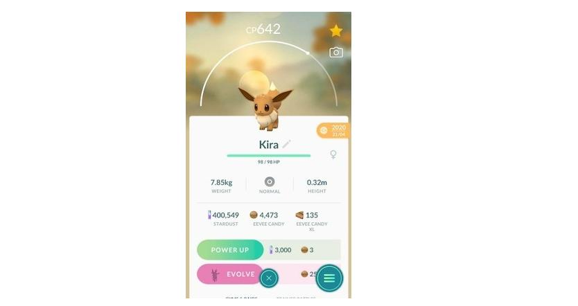 How to evolve Eevee in Pokemon Go