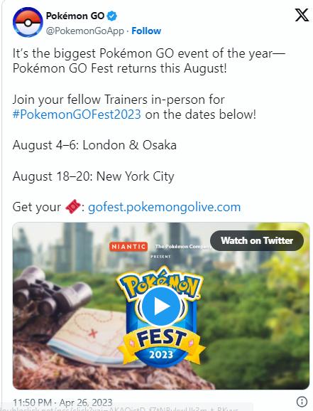 spoof pokemon go fest 2023 locations