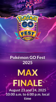 What’s the Max Finale Event?