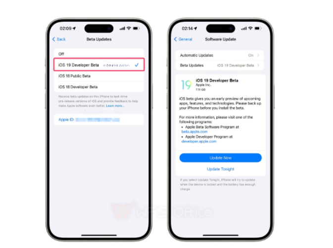 ios 19 developer beta