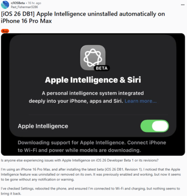 為什麼iOS 26 Apple Intelligence會自動移除
