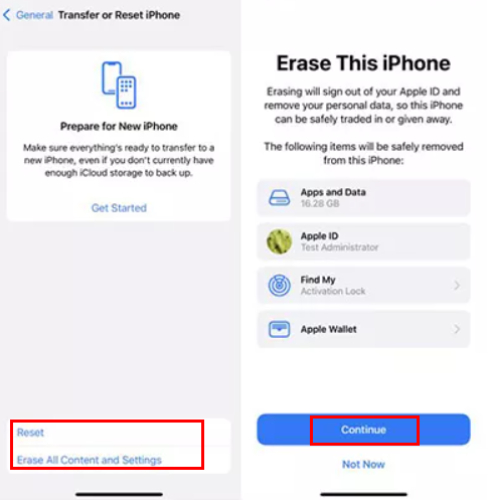Backup to iOS 18