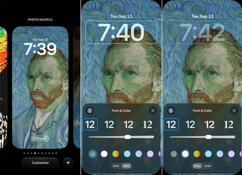 customize the clock