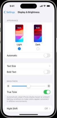 Dim Screen Brightness