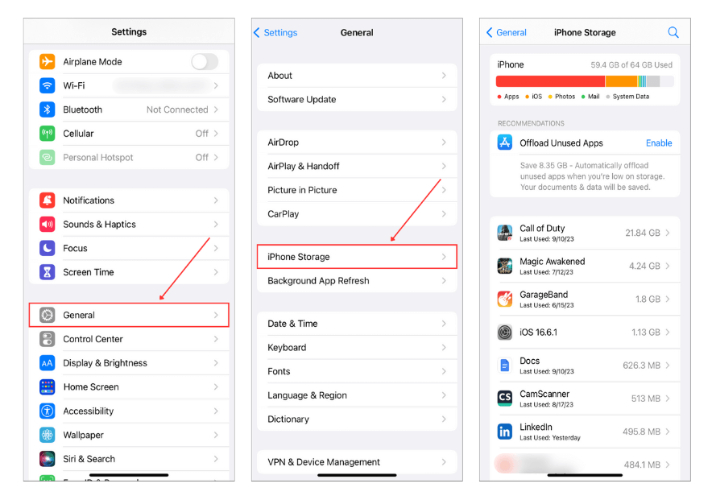  Free Up Storage