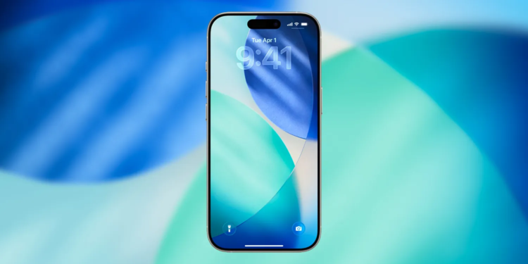 iOS 26 beta wallpaper