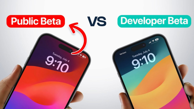 iOS 26 public beta vs developer beta