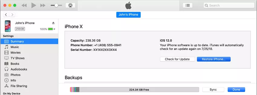 Update Your iPhone with iTunes