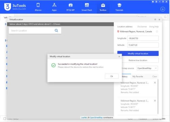 use 3utools finished spoof