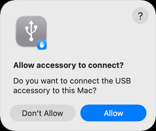 قم بتوصيل iPhone أو iPad بكابل USB