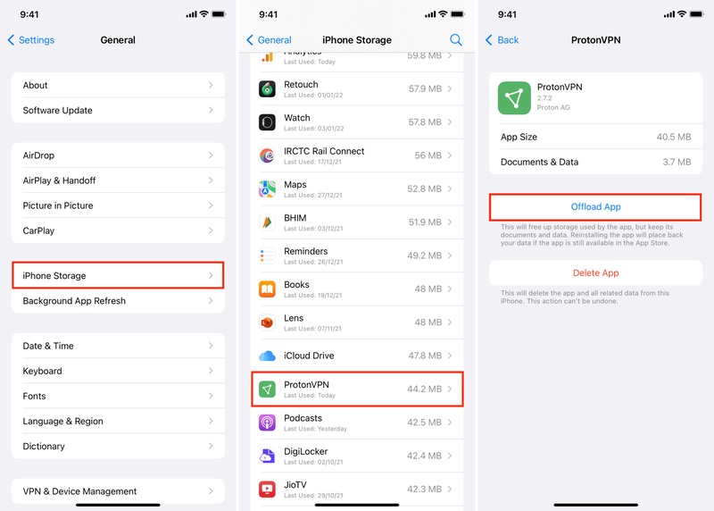 刪除不使用的 App 和重複的媒體檔案