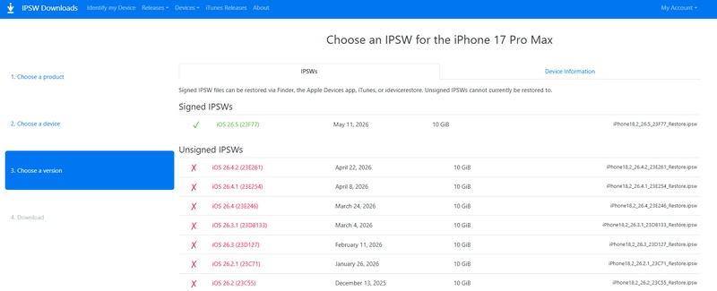 ipsw-ueber-vertrauenswuerdige-ipsw-seiten-herunterladen