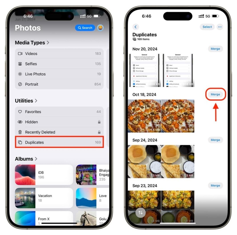 Duplicate images exist