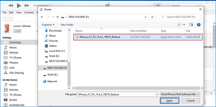 Finder 下載並安裝韌體