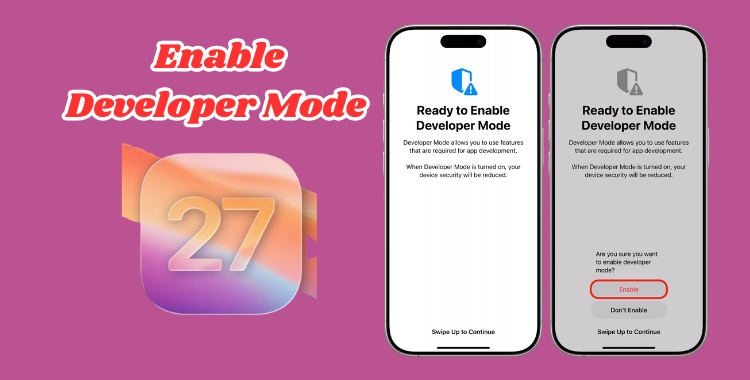 Entwicklermodus wird in iOS 27 nicht angezeigt beheben