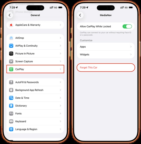 forget-this-car-option-in iPhone