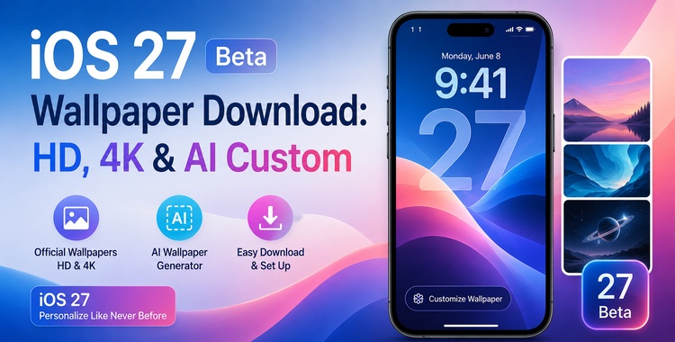 Leitfaden zu iOS 27 Beta Wallpapers