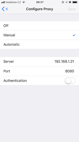 Install iOS certificate from mitm.it