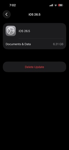 iOS 27 beta update file top