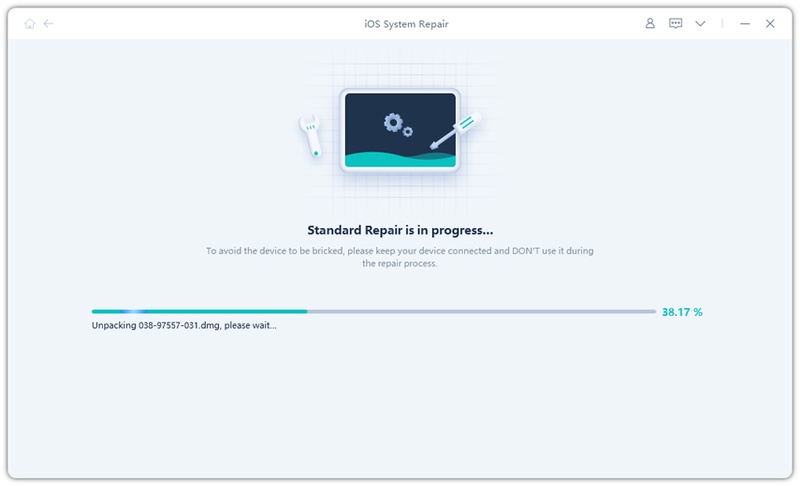 iPhone must stay connected during repair