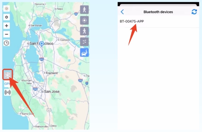 Pair dongle with iPhone via Bluetooth 2