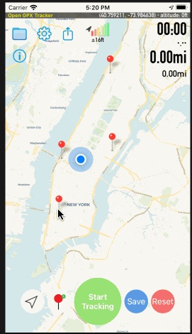 save and share gpx to mac