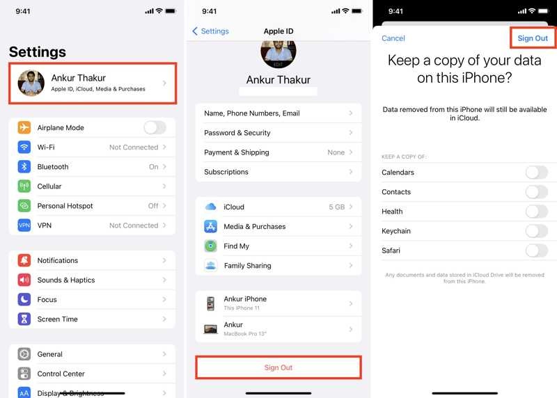 Sign in with correct Apple ID