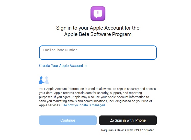 Tap Enroll Your Devices