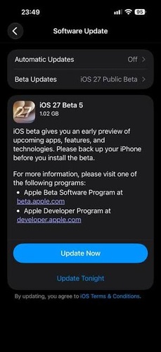 Tap to update or download install