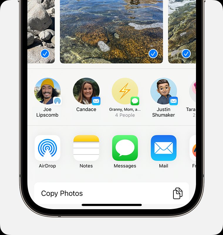 airdrop photos from iphone to mac wirelessly