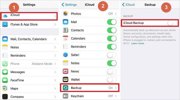 restore the files from the backup 