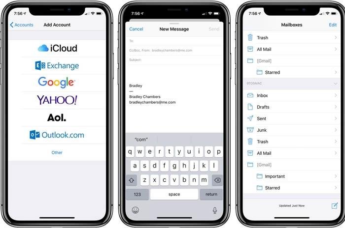 transfer from iphone to pc wireless via email