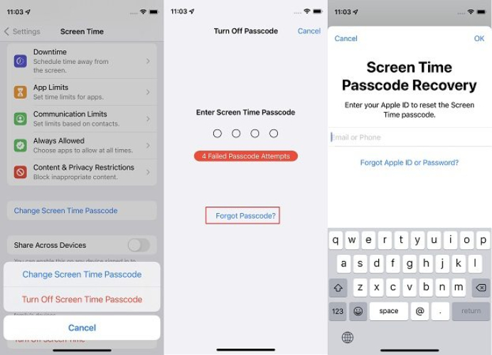 Bypass Screen Time Using Apple ID