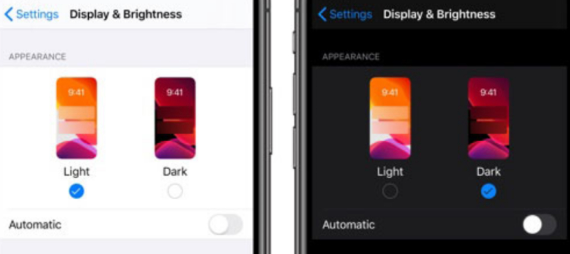 Disable Dark Mode on iPhone 17