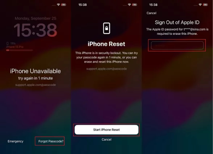 Free Passcode Unlock with Apple ID