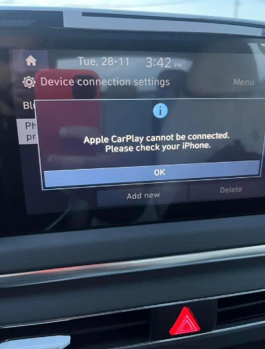 iPhone 17 carplay not working