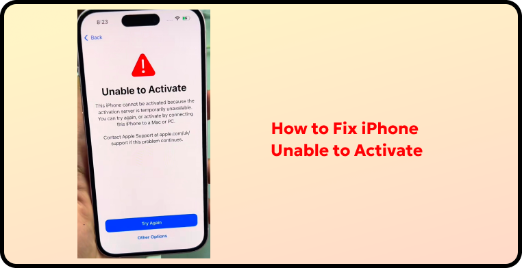 iphone 17 unable to activate